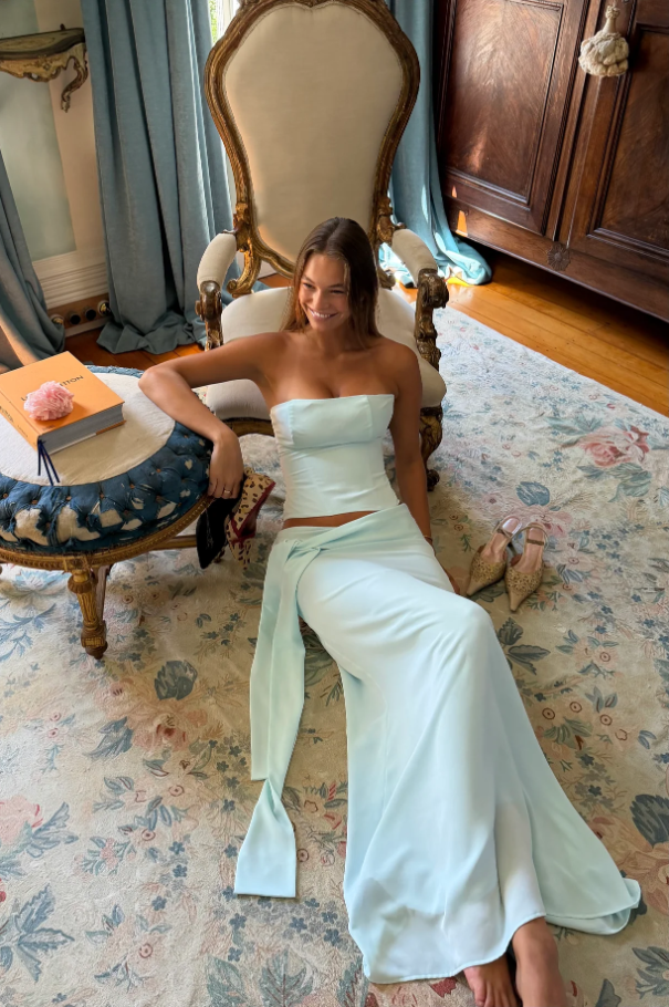 Sabelle Charlotte Maxi Top & Skirt Set Size 8