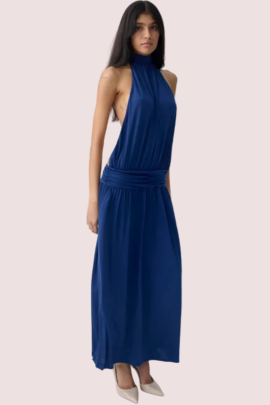 At First Sight Reef Backless Dress Blue Size 6,8