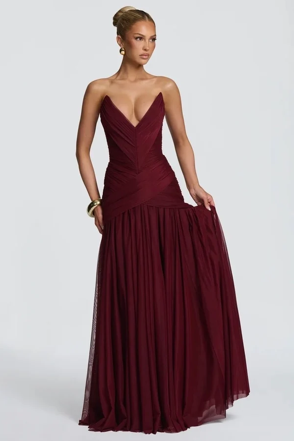 Babyboo Persphera Maxi Dress Cherry Size 10