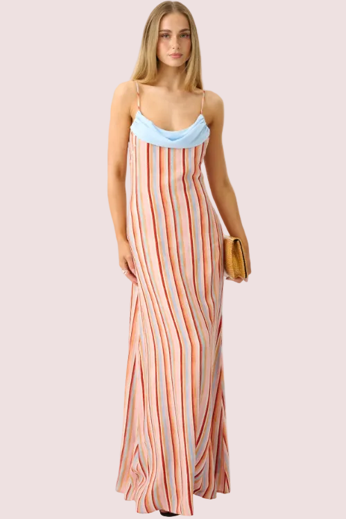 With Harper Lu Draped Slip Dress Size 8