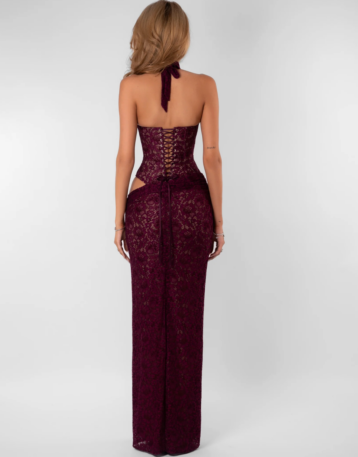 Fenity Veronica Dress Burgundy Size 8,10