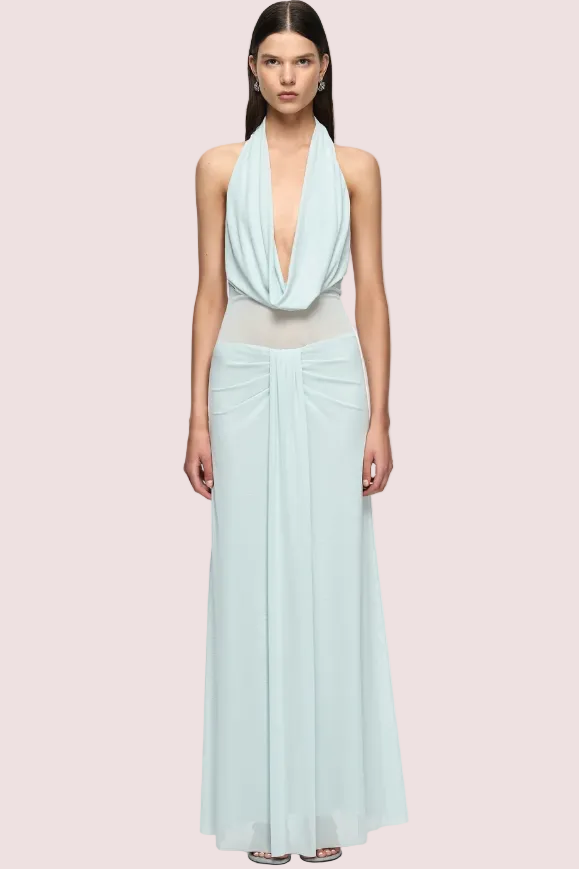 Bec and Bridge Isora Halter Maxi Blue Size 8,10