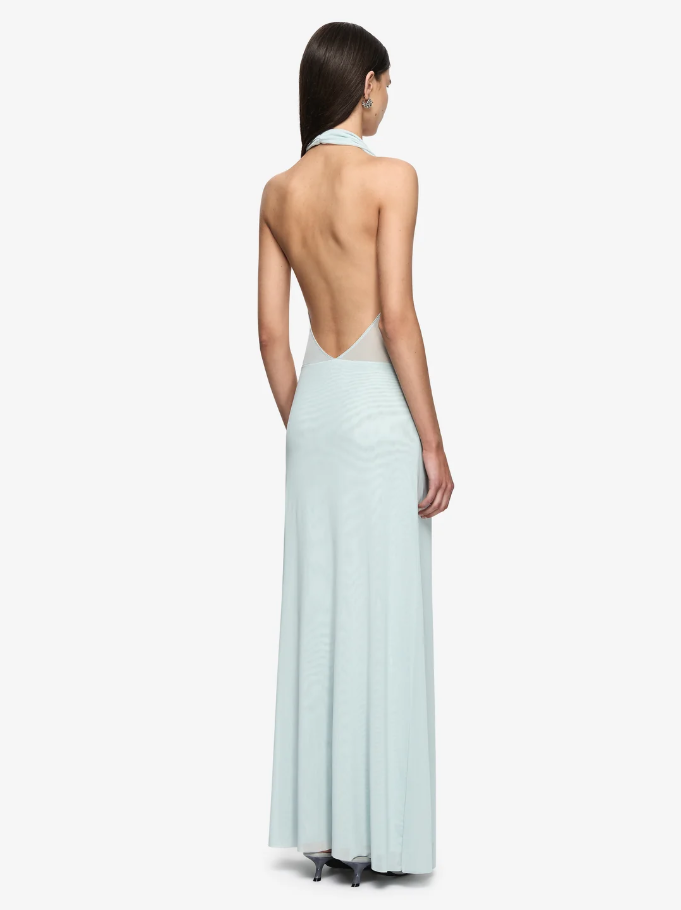 Bec and Bridge Isora Halter Maxi Blue Size 8,10