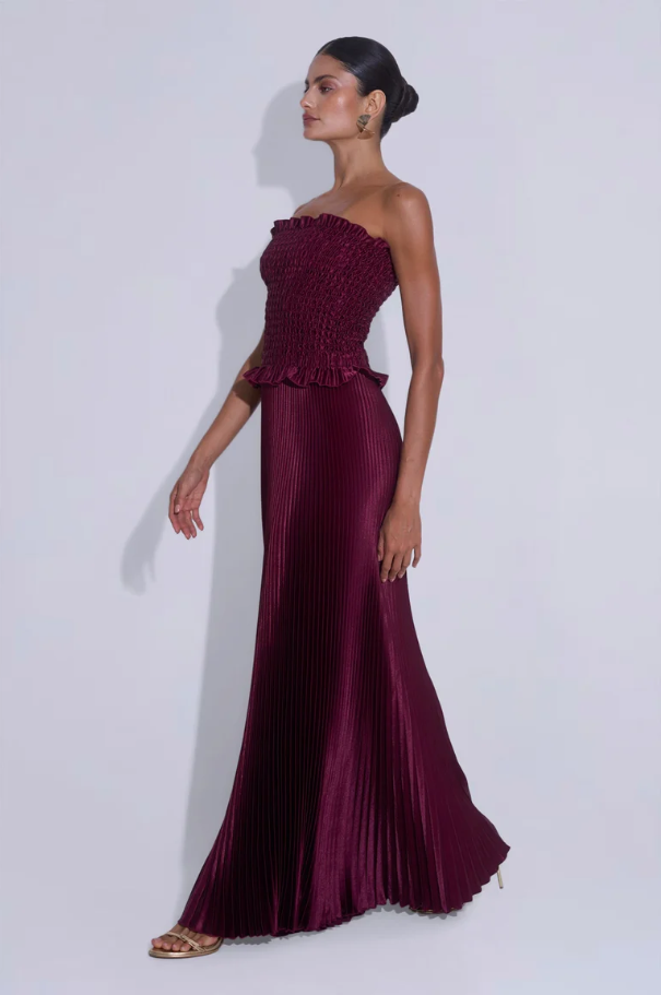 L'idee Maya Gown Wine Size 8,10