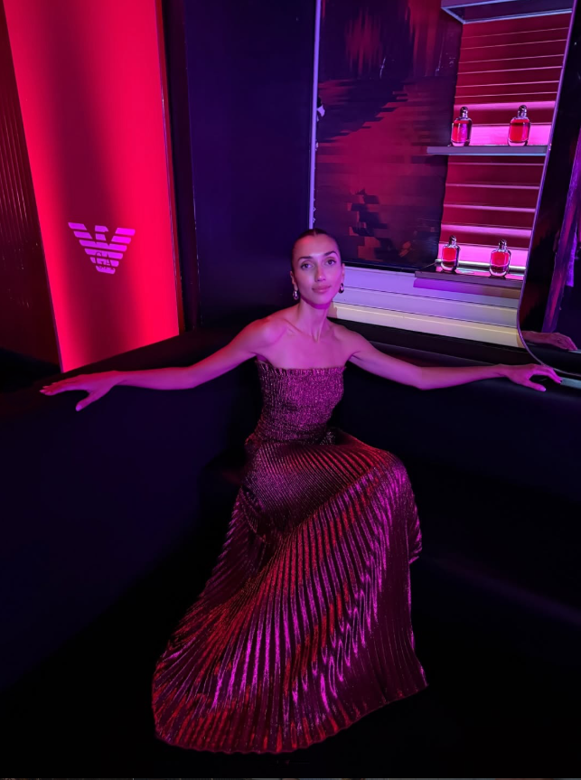 L'idee Maya Gown Wine Size 8,10