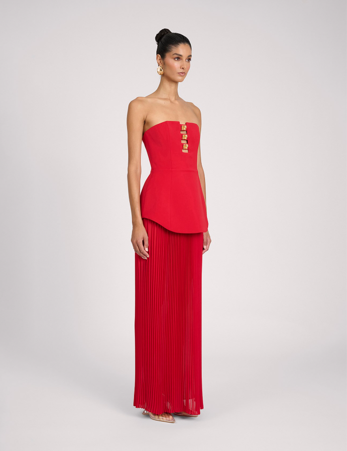 Eliya the Label Leo Dress Red Size 8