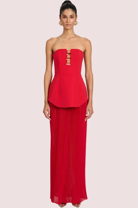 Eliya the Label Leo Dress Red Size 8