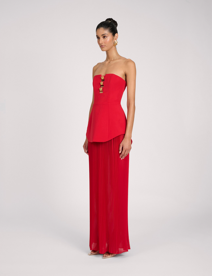 Eliya the Label Leo Dress Red Size 8