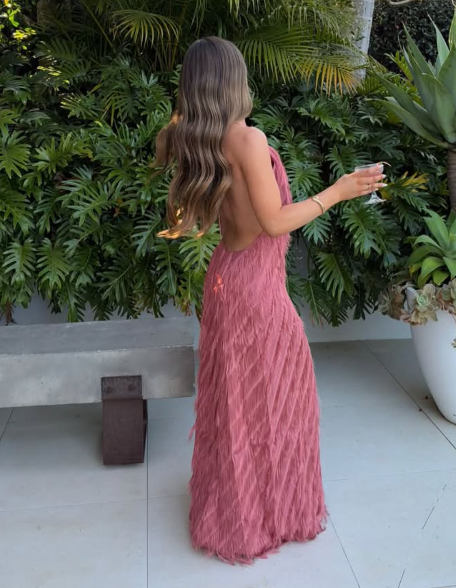 Jasook Noa Gown Peach