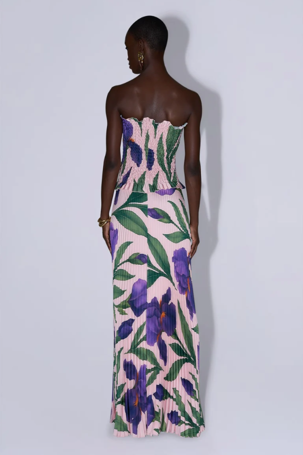 L'idee Maya Gown Iris Print Size 8,10
