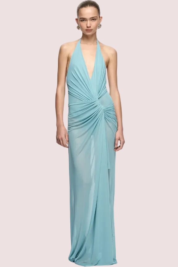 Bec and Bridge Xanthi Gown Iris Blue Size 8