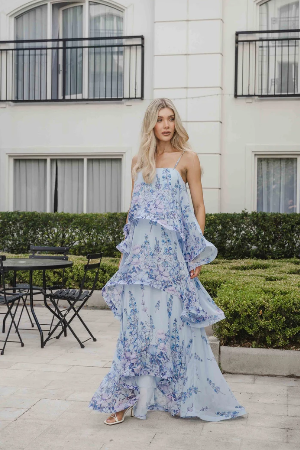 Elliatt Armani Tiered Maxi Dress Size 12