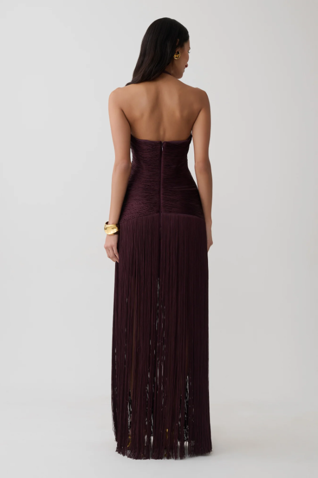 Meshki Tiffany Dress Plum Size 10