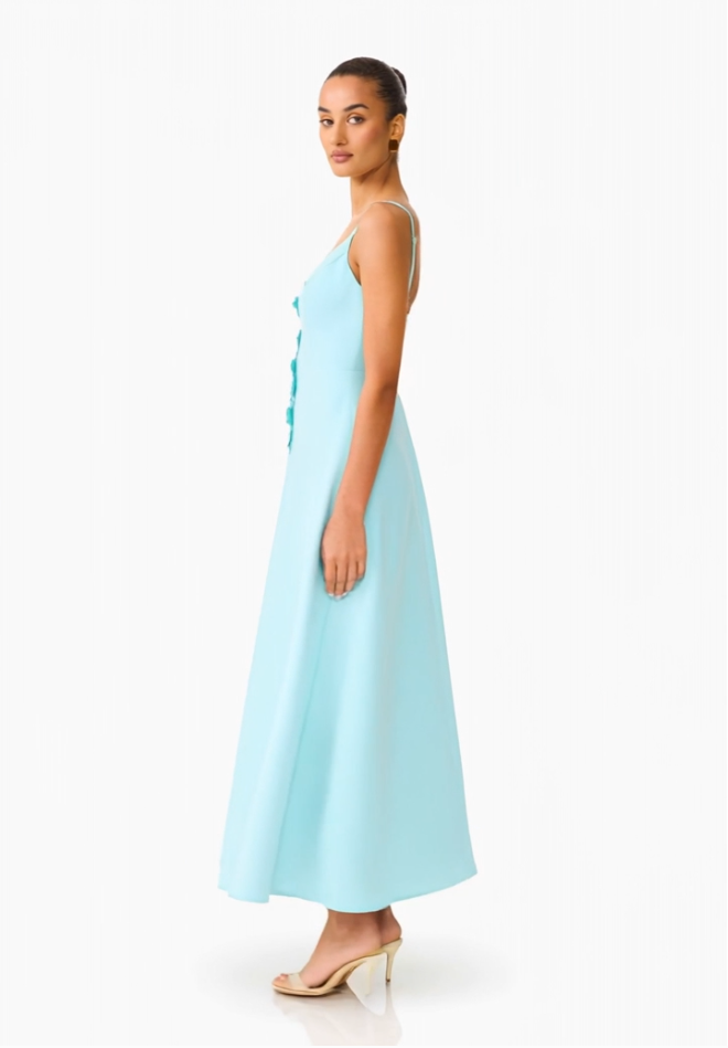 Elliatt Stell A Line Gown - Aqua Blue Size 10