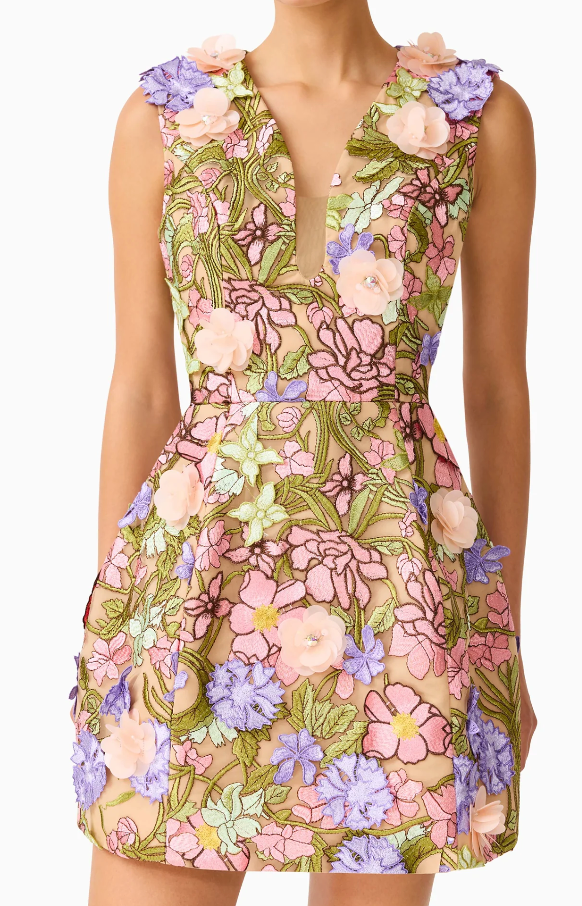 Elliatt Fiora Tulip Mini Dress Size 10