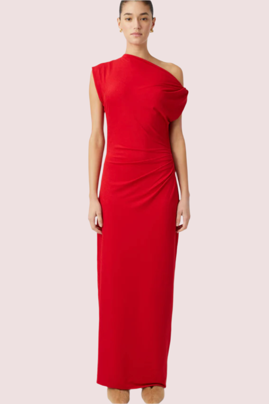 Annalise Maxi Dress Red Size 6,8