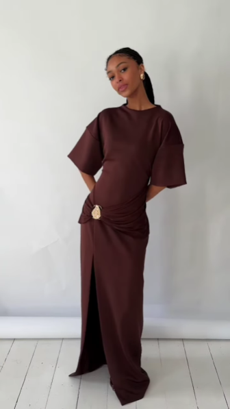 Eliya the Label Aldo Dress Brown Size 8