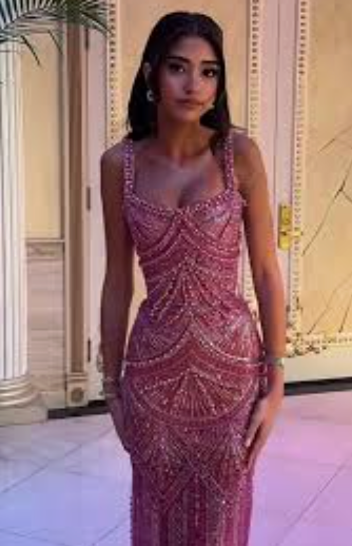 Albina Dyla Blush Gown