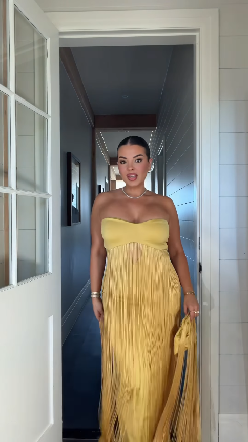 Deconduarte Venus Gown - Yellow Mustard Size 8