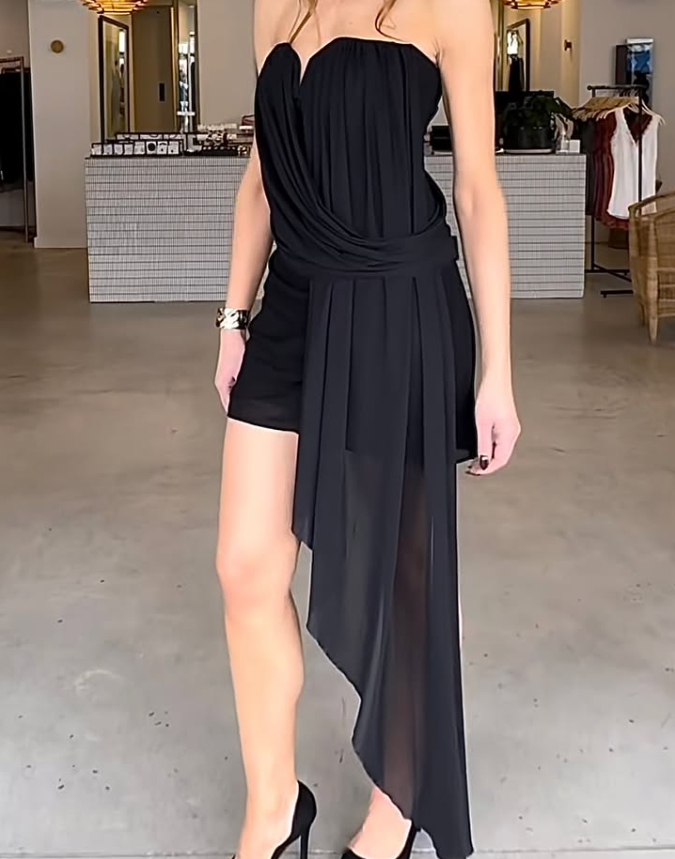 Bec & Bridge Danka Strapless Mini Dress Black Size 10