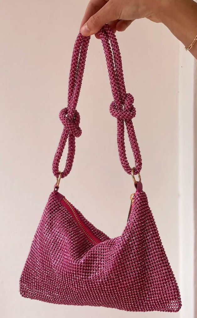 Sparkly Handbags - Silver, Gold, Pink or Black