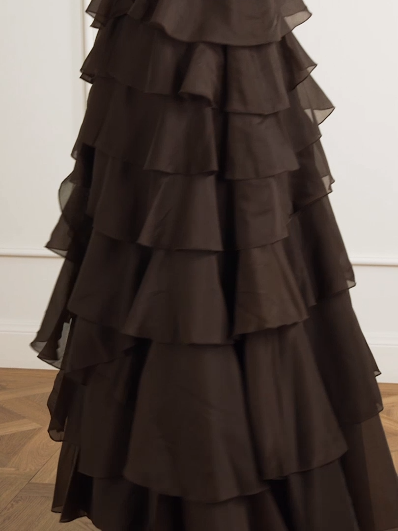 Aje Cleo Gown - Brown Size 10